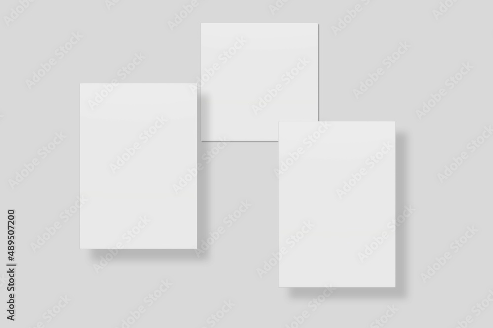 Blank paper for mockup. 3D Render.
Blank paper for mockup. 3D Render.