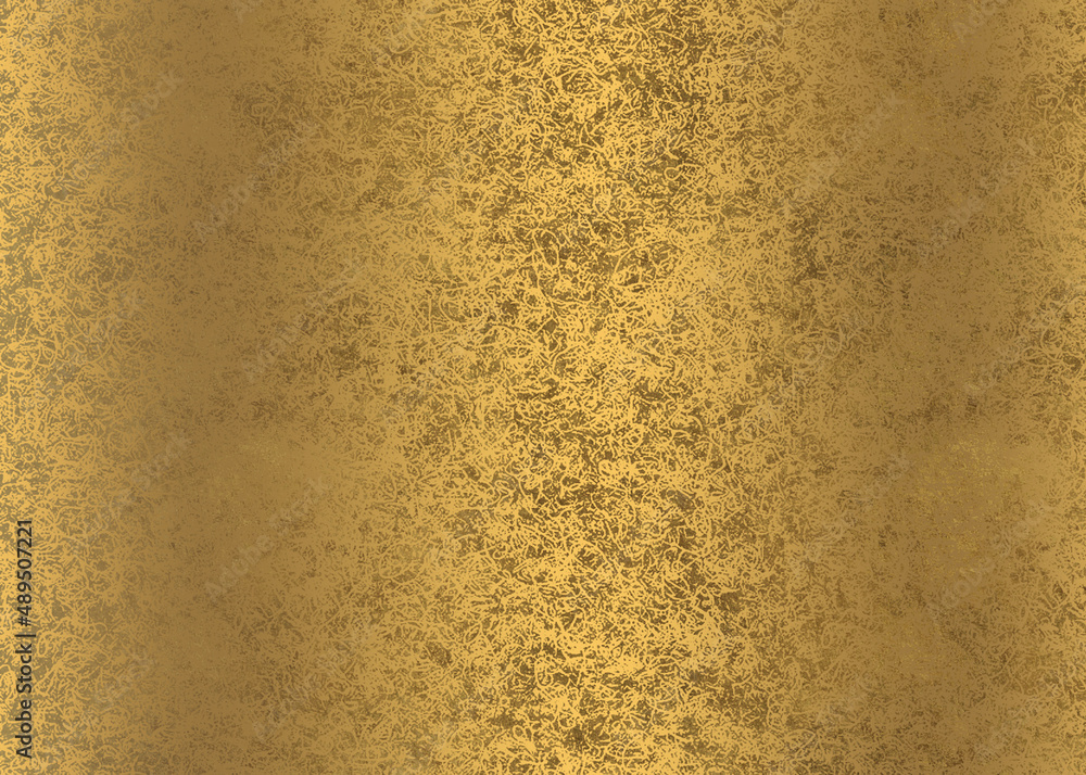 Golden Abstract  decorative paper texture  background  for  artwork  - Illustration