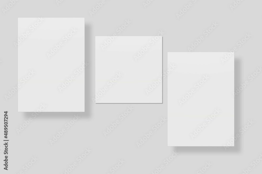 Blank paper for mockup. 3D Render.
Blank paper for mockup. 3D Render.