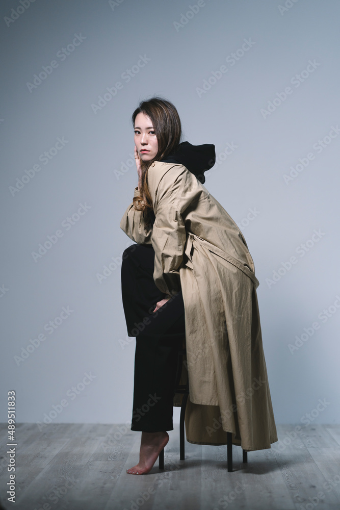 クールな女性ポートレート クールな女性ポートレート