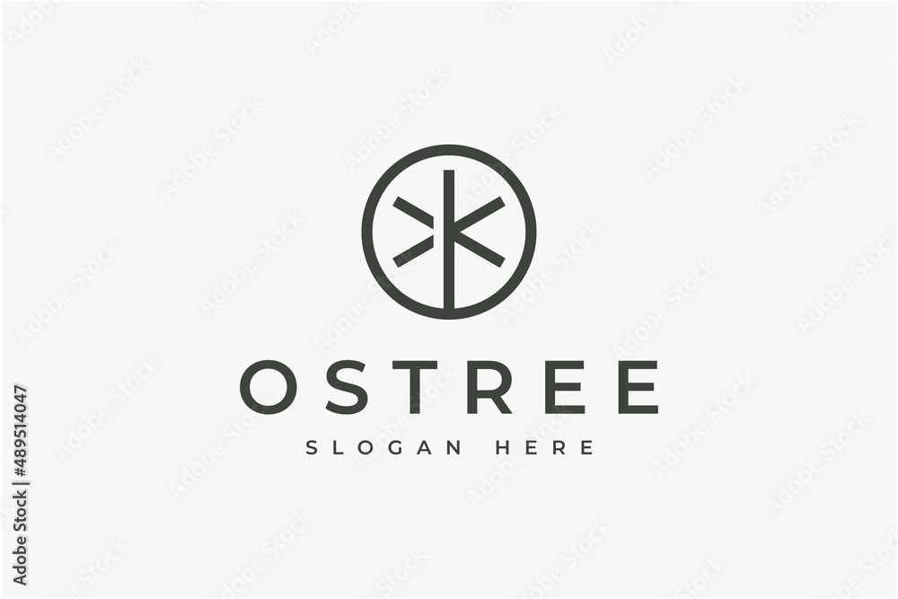 simple line circle tree logo design template
simple line circle tree logo design template