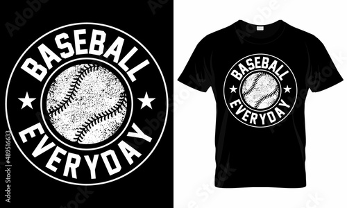 Baseball T shirt - Baseball Lover T shirt Design Template