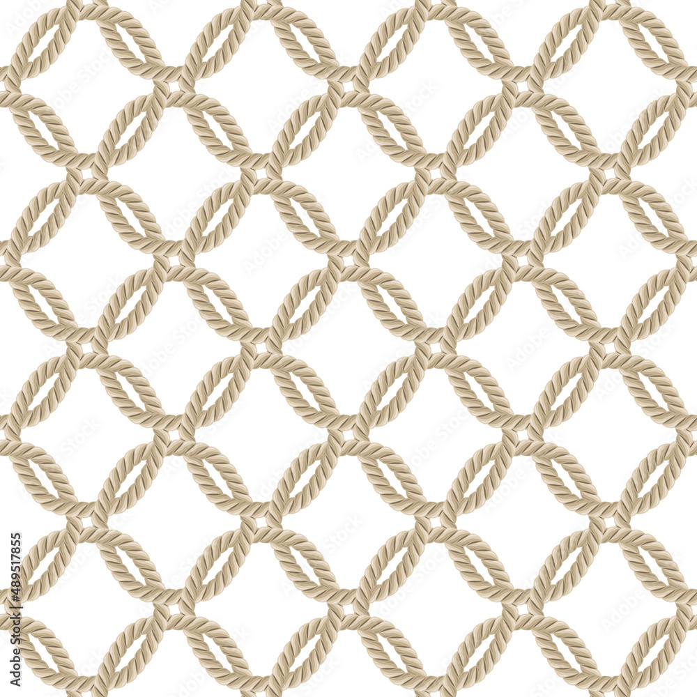 Fototapeta premium Braided Texture Seamless Pattern.