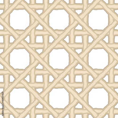 Braided  Texture Seamless Pattern.