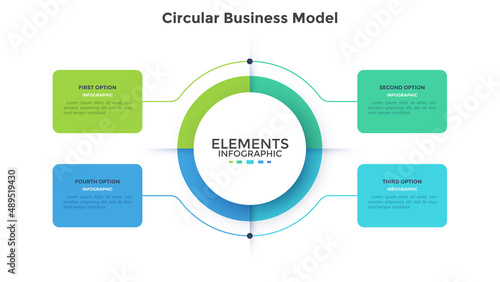 Modern Infographic Vector Template