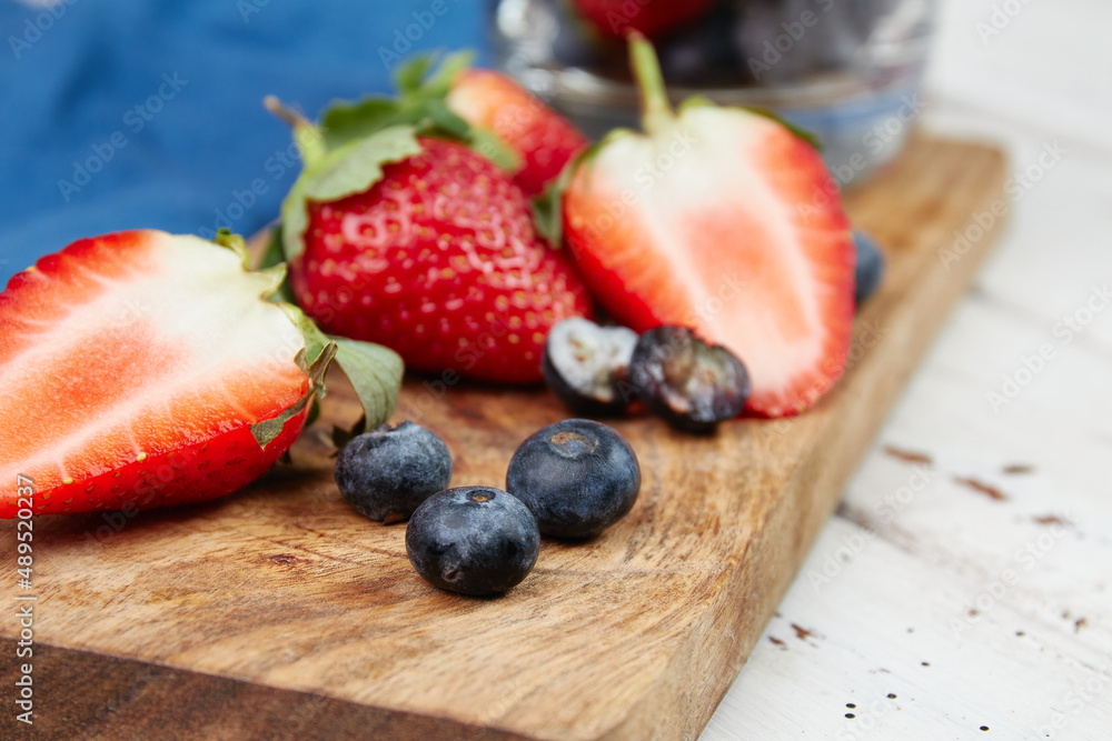 Close up mix of raw berries, strawberry, blueberry, raspberry, healthy food vegan and vegetarian, good for smoothies and recipes Close up mix of raw berries, strawberry, blueberry, raspberry, healthy food vegan and vegetarian, good for smoothies and recipes