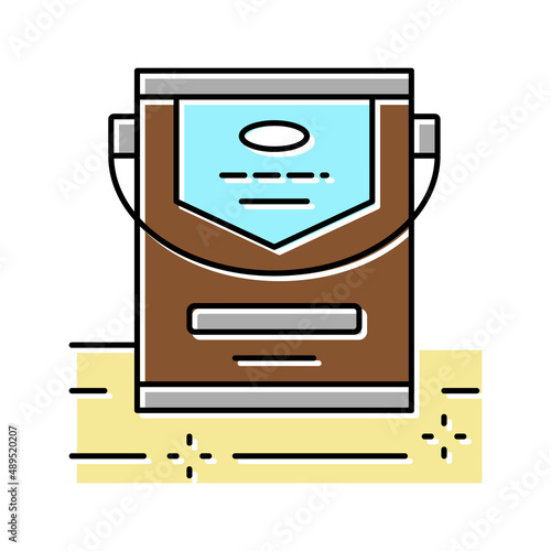 parquet varnish color icon vector illustration