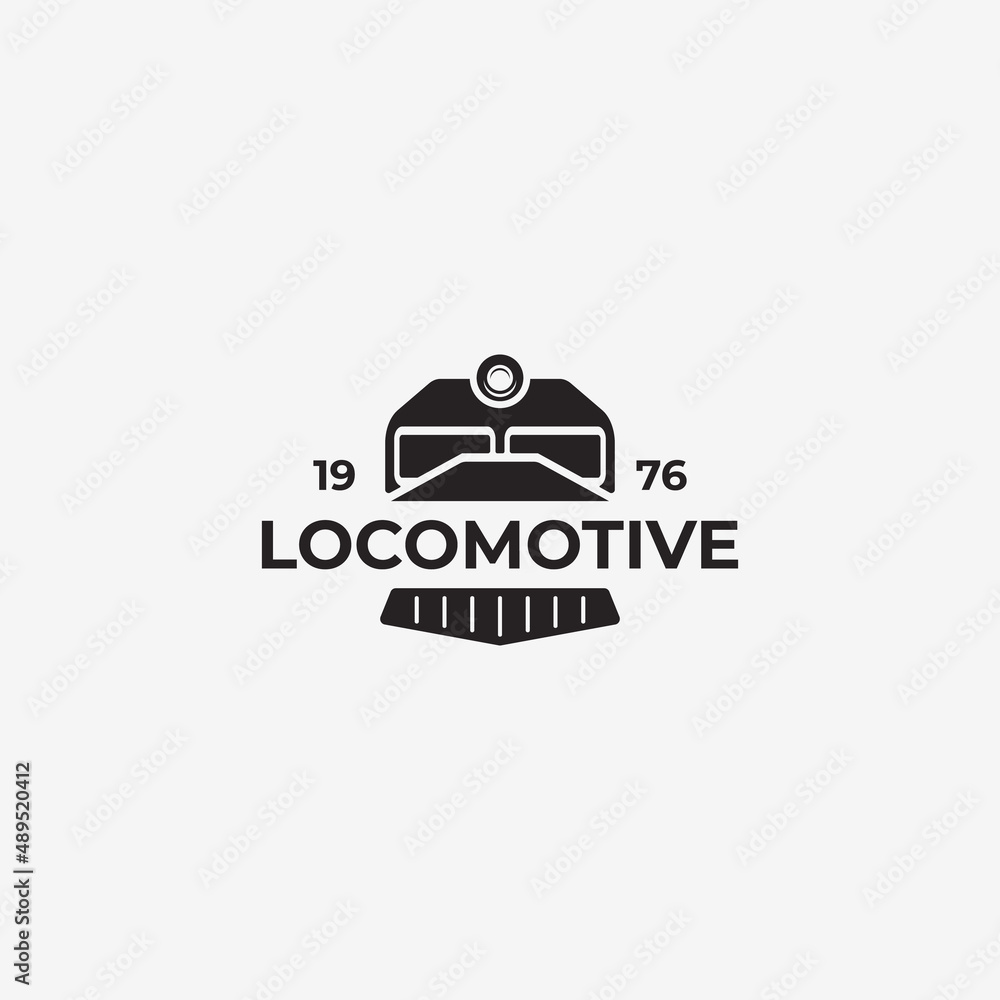 Locomotive Logo Vector - Train, Locomotive logo vector design illustration - Train Logo template Locomotive Logo Vector - Train, Locomotive logo vector design illustration - Train Logo template