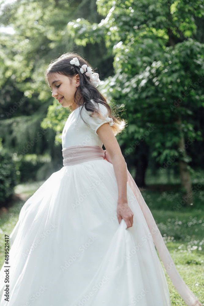 first communion dress walking in the park first communion dress walking in the park