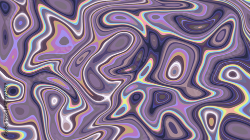 Vector liquid holographic background. Abstract fluid banner.