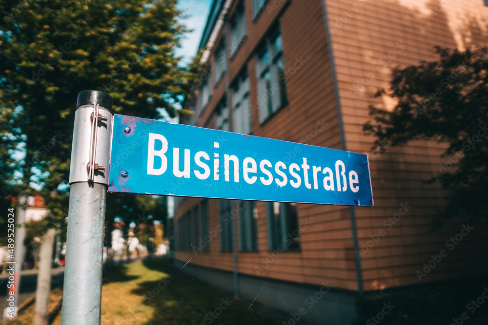 Obraz premium Businessstraße