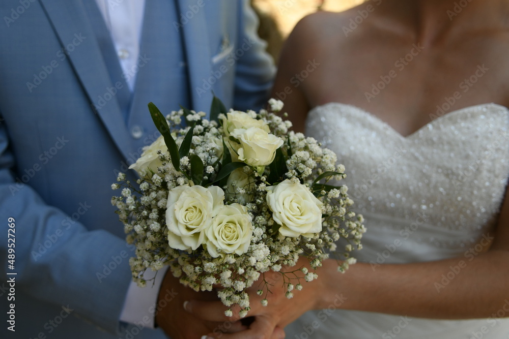 Bouquet de fleur des mariés pour leur mariage