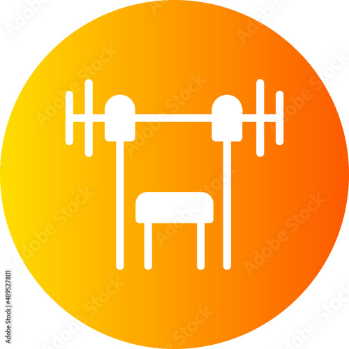 bench press gradient icon