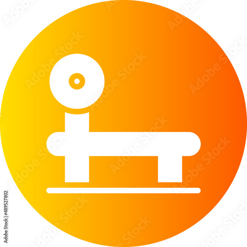 bench press gradient icon