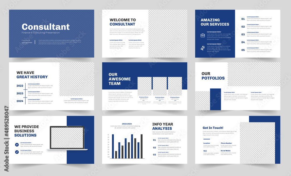 Consultant Presentation PowerPoint Template Consultant Presentation PowerPoint Template
