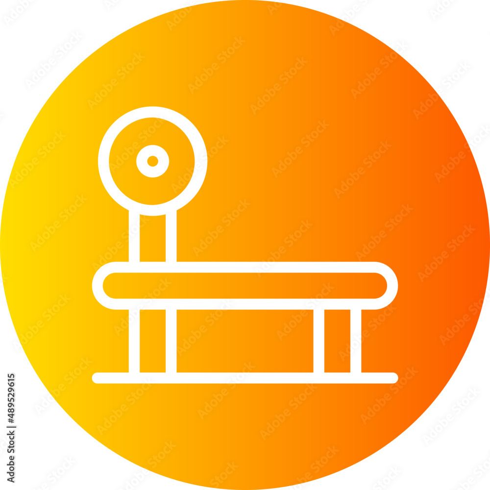 bench press gradient icon bench press gradient icon