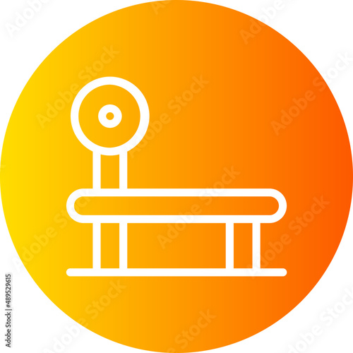 bench press gradient icon
