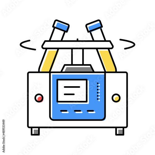 laboratory centrifuge color icon vector isolated illustration photo