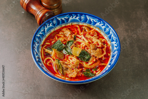 Malatang, chinese spicy numbing hot soup