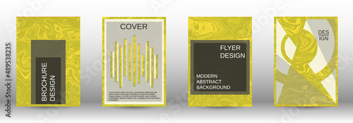 Modern covers. A set of modern covers. Abstract marble pattern.