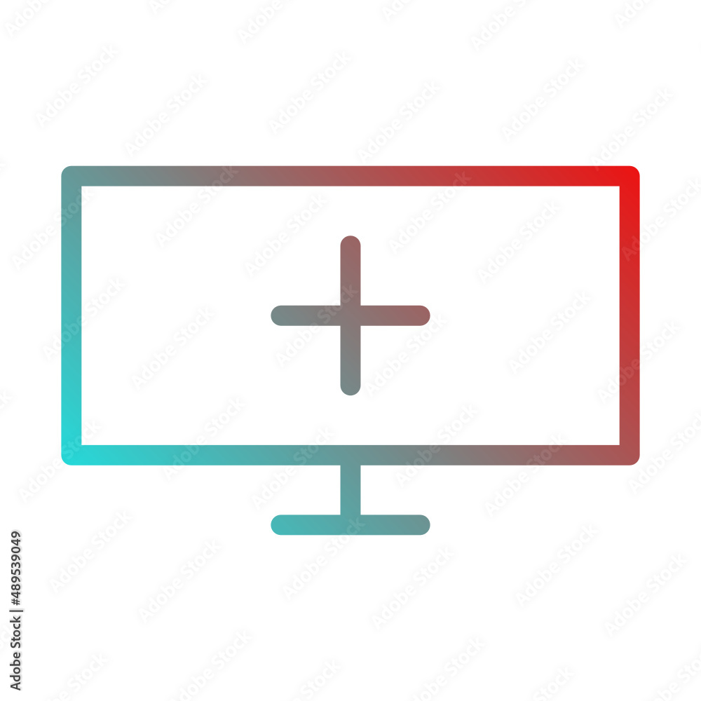 Obraz premium television icon