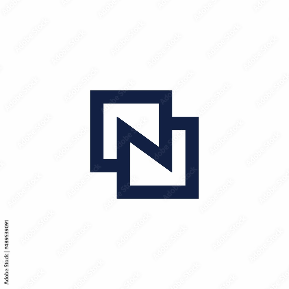 Letter N logo design. icon, logo design template. Geometric abstract logos Letter N logo design. icon, logo design template. Geometric abstract logos