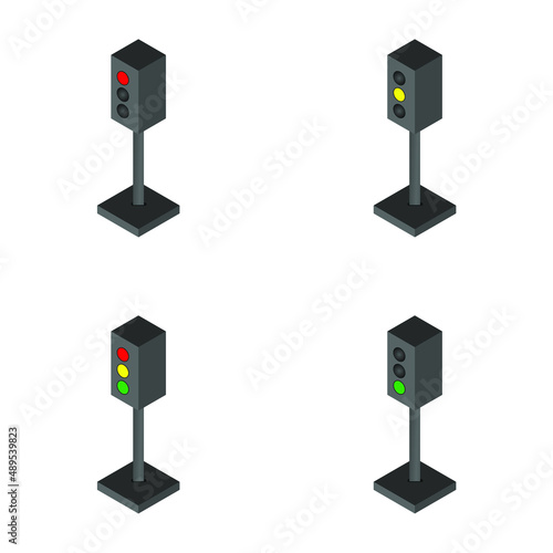 3d shaped cardboard vector illustration