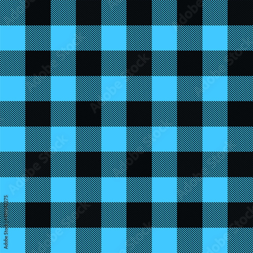 cyan light blue flannel shirt seamless pattern ready for your print clothing
