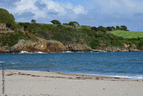 Port Manech; France - may 16 2021 : seaside photo