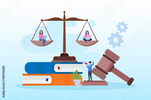 Concept Law, Justice. Legal service, services of a lawyer, notary