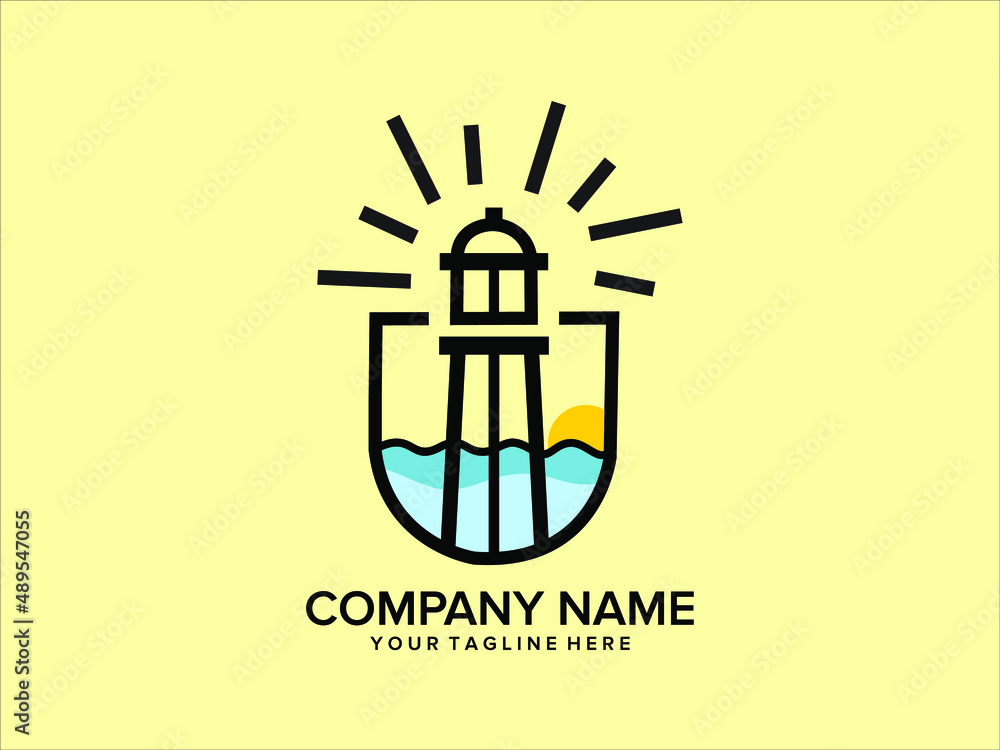 lighthouse logo for beach signs lighthouse logo for beach signs