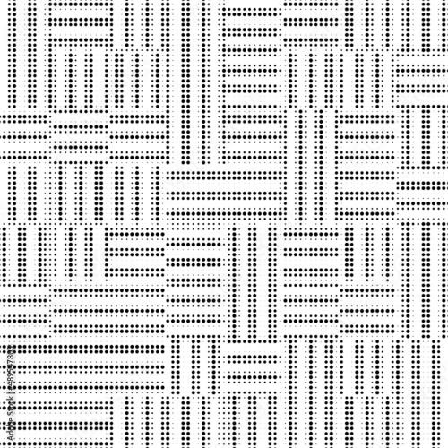 Grunge halftone black and white dotted texture background. Spotted vector abstract overlay. Monochrome pattern for web design, advertisment banners, comic books, manga, posters, pakaging