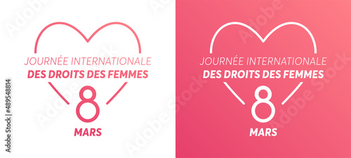 Journée internationale des droits des femmes - 8 Mars
