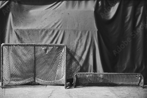 spare goals for the ice hockey field