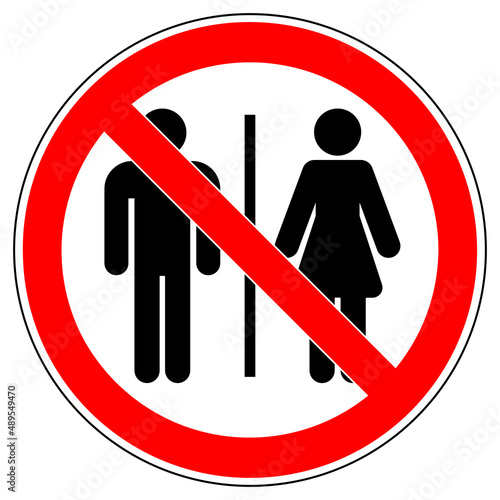 vsrr701 VectorSignRoundRed vsrr - german: Keine öffentliche Toilette . english: prohibition sign . wc . no public restroom man woman toilet . vector sign . transparent . AI 10 / EPS 10 . g11243