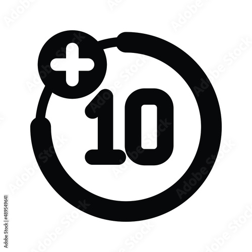 Age restriction Vector icon which can easily modify or edit

