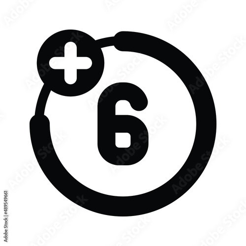 Age restriction Vector icon which can easily modify or edit

