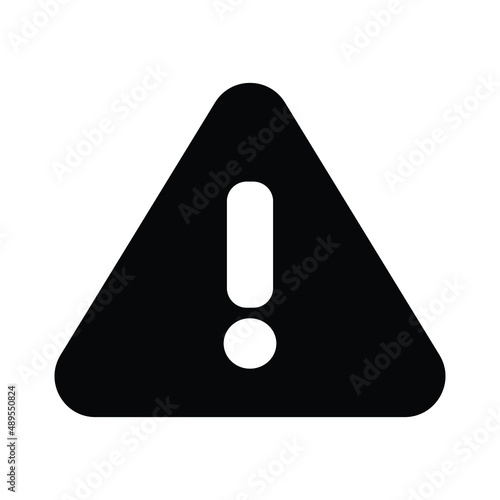Warning sign Vector icon which can easily modify or edit