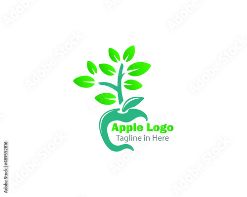 Simple apple logo design inspiration Royalty