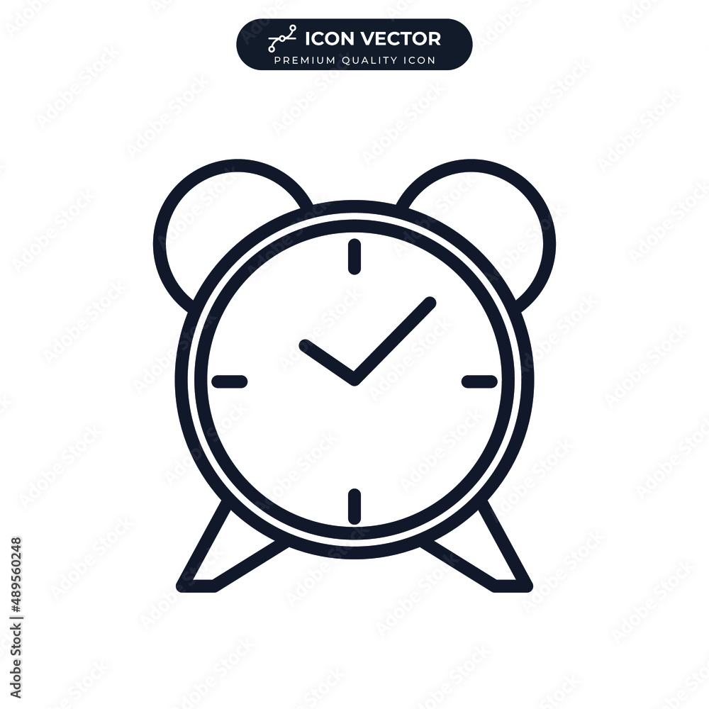 alarm clock icon symbol template for graphic and web design collection logo vector illustration alarm clock icon symbol template for graphic and web design collection logo vector illustration