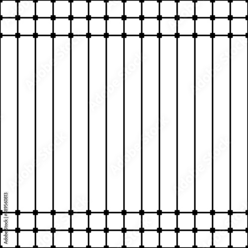 Black and white crossed thin lines. Seamless repeat pattern with squares. Editable vector background.