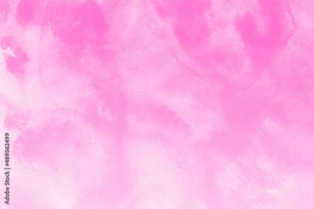 ピンク色の水彩テクスチャ