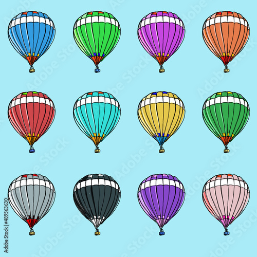 hot air balloons