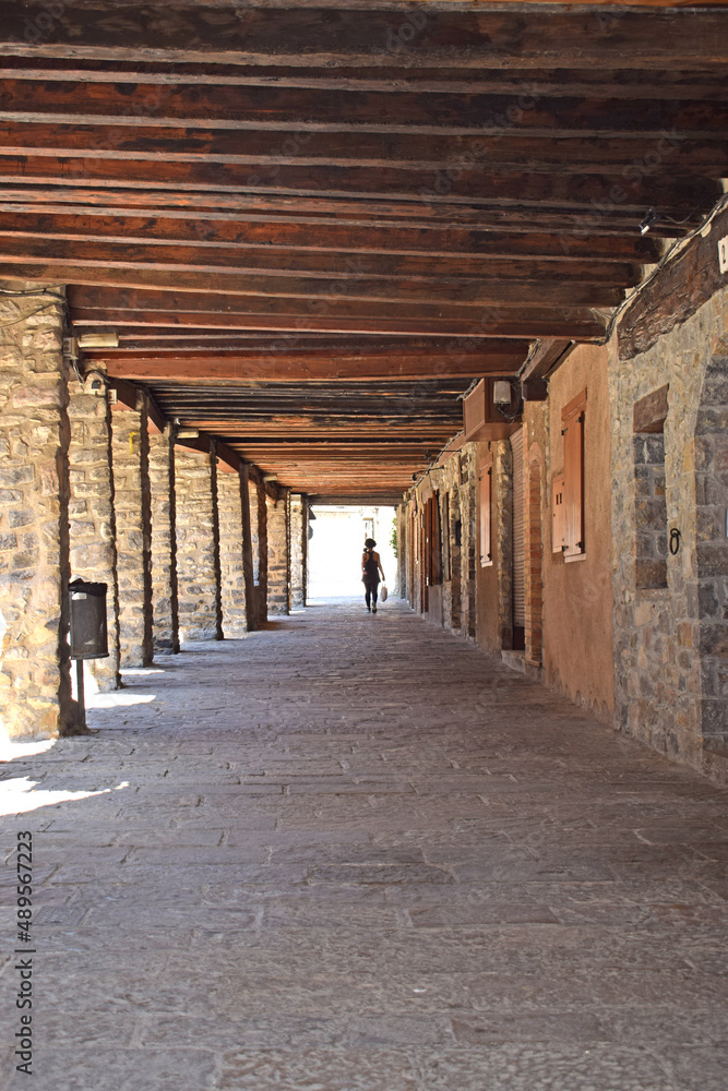 Calles de Gironella Barcelona España
