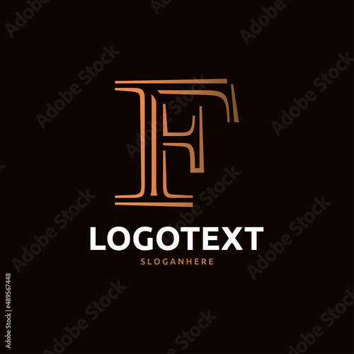 letter F logo