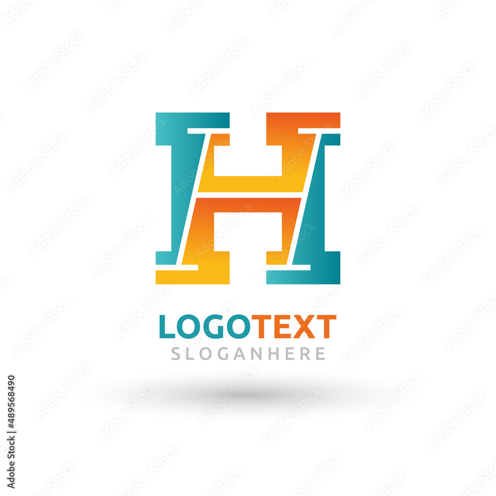 letter H logo