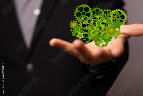 3d Eco green environment co...