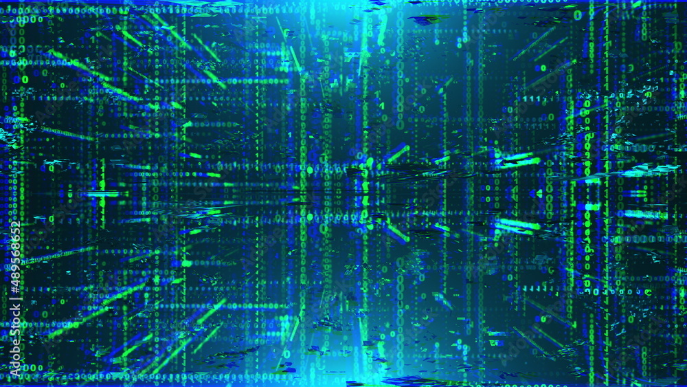 Transmission corruption 3d data render in cyber structure of matrix information. Static failure with decaying web computer decor effects. Hacker intervention in system. Transmission corruption 3d data render in cyber structure of matrix information. Static failure with decaying web computer decor effects. Hacker intervention in system.