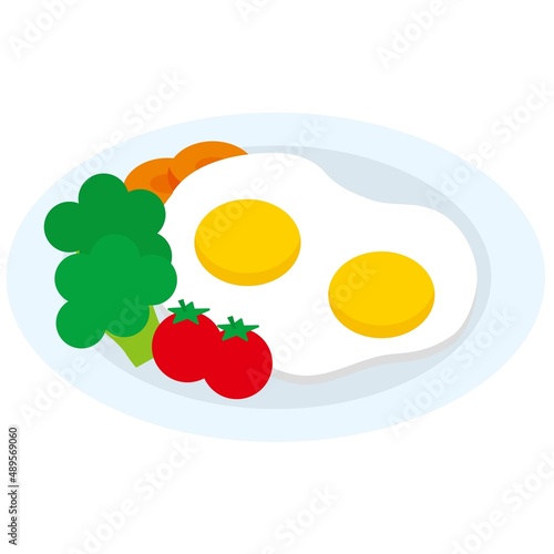 目玉焼きプレート