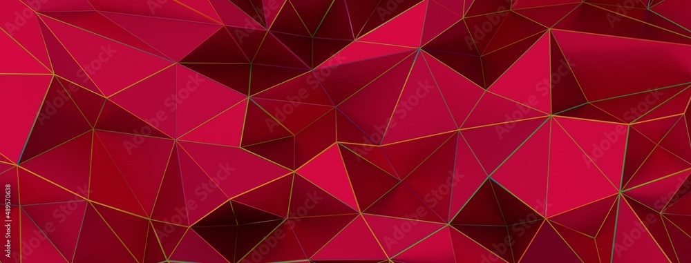 Abstract crystal background with refracting pink and magenta Abstract crystal background with refracting pink and magenta